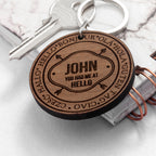 Personalised I Had You In Every Language Keyring