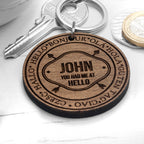 Personalised I Had You In Every Language Keyring