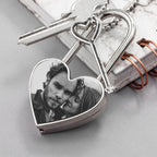 Personalised Favourite Memory Heart Padlock
