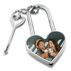 Personalised Favourite Memory Heart Padlock