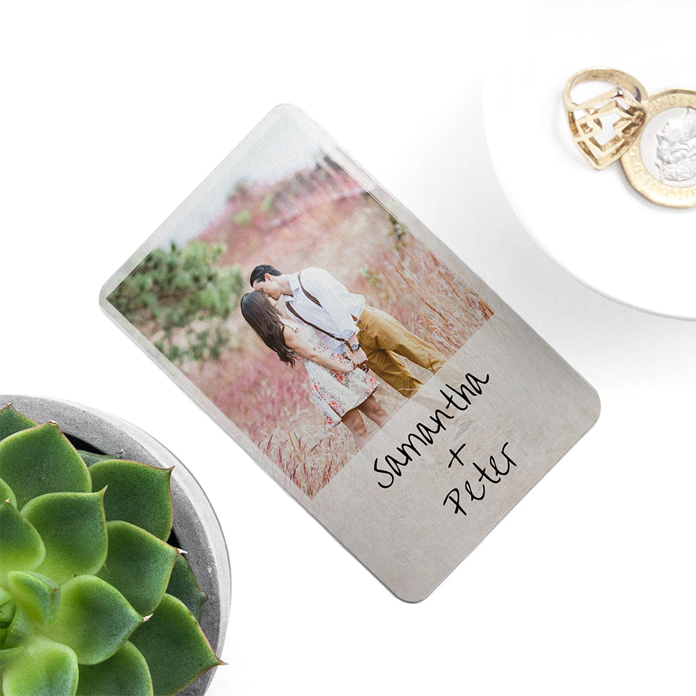 Moment in Time Metal Wallet Keepsake
