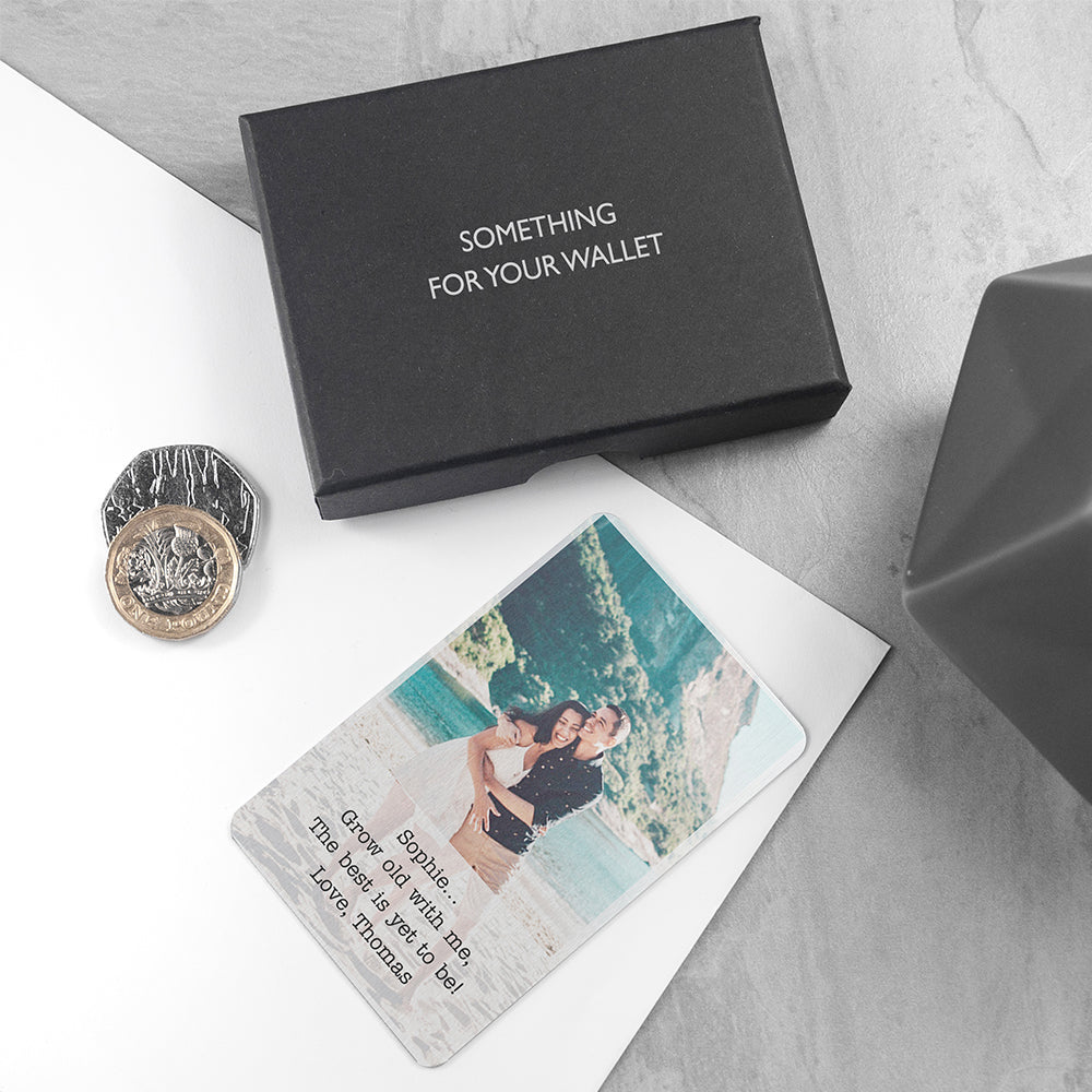 Moment in Time Metal Wallet Keepsake