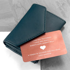 Love Note Metal Wallet Keepsake