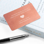 Love Note Metal Wallet Keepsake