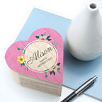 Personalised Mother's Day Heart Trinket Box
