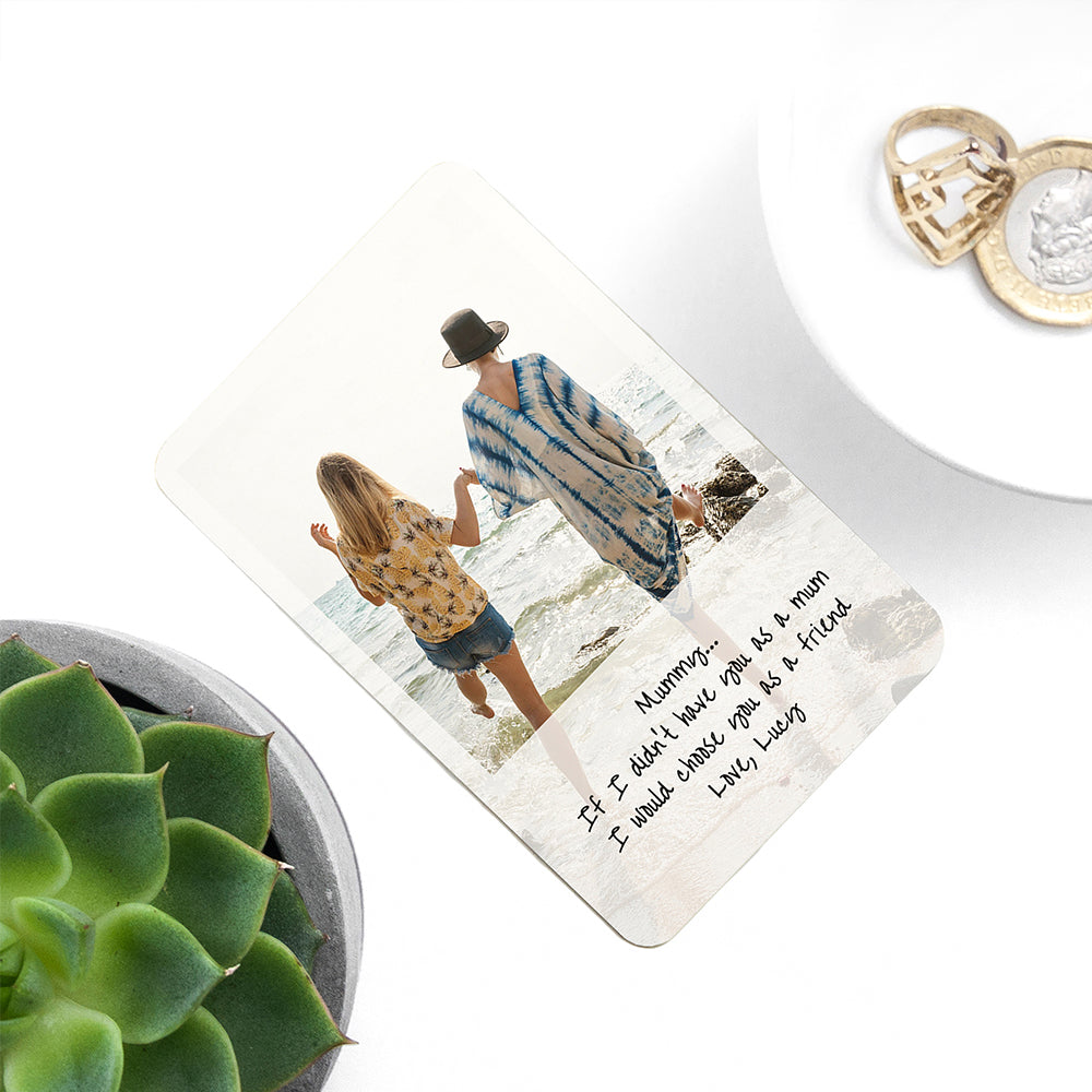 Personalised Mum's Photographic Wallet Keepsake