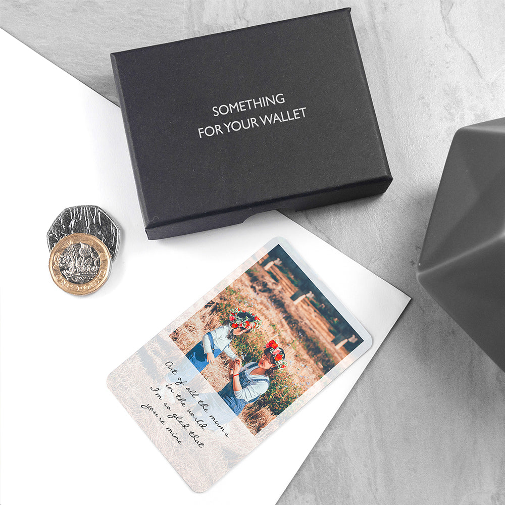 Personalised Mum's Photographic Wallet Keepsake