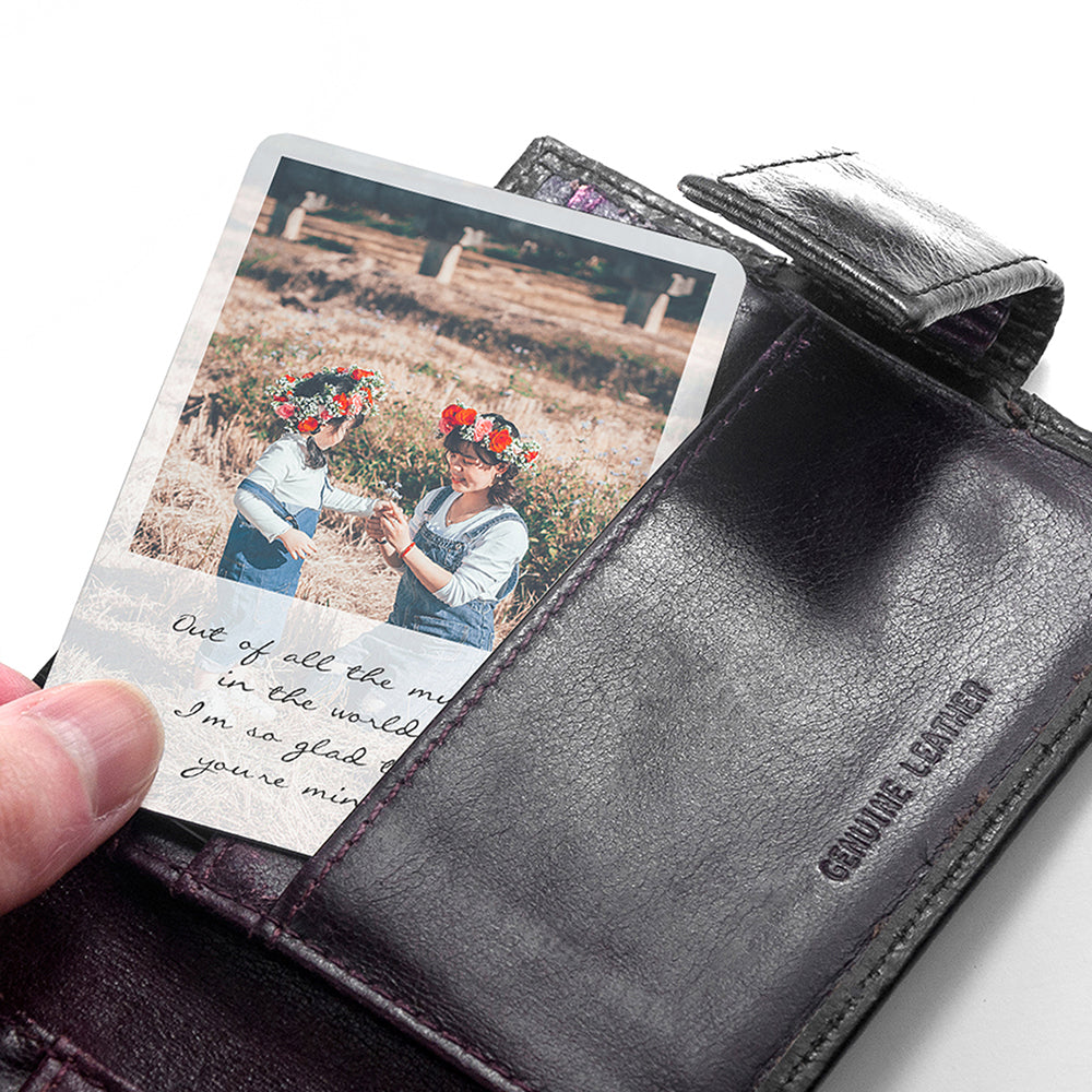 Personalised Mum's Photographic Wallet Keepsake