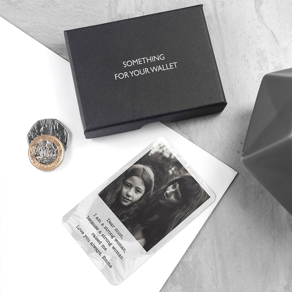 Personalised Mum's Photographic Wallet Keepsake