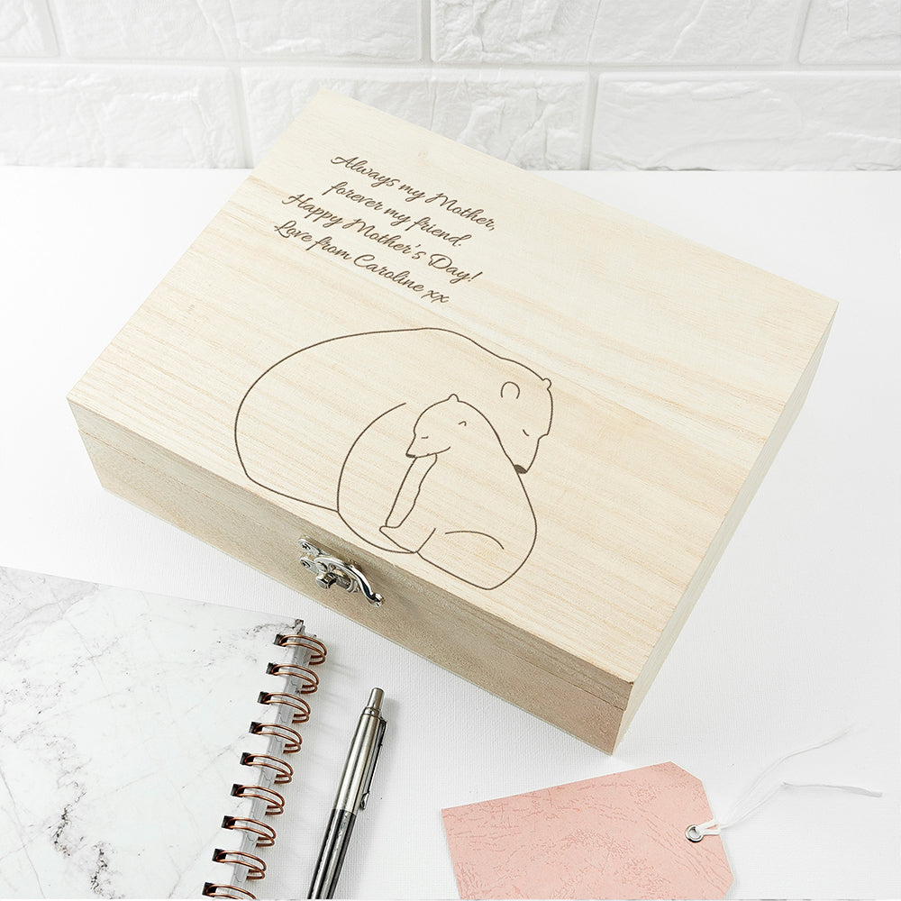 Personalised Mama Bear Tea Box