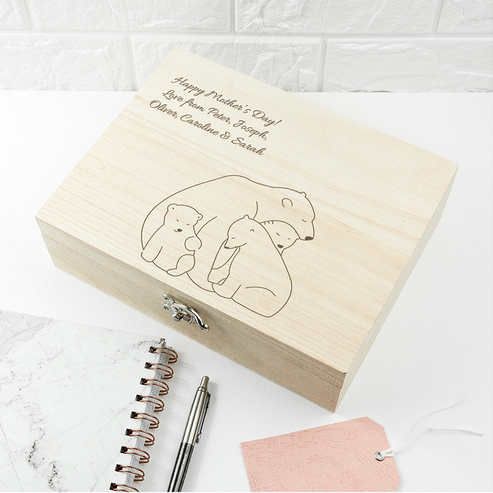 Personalised Mama Bear Tea Box