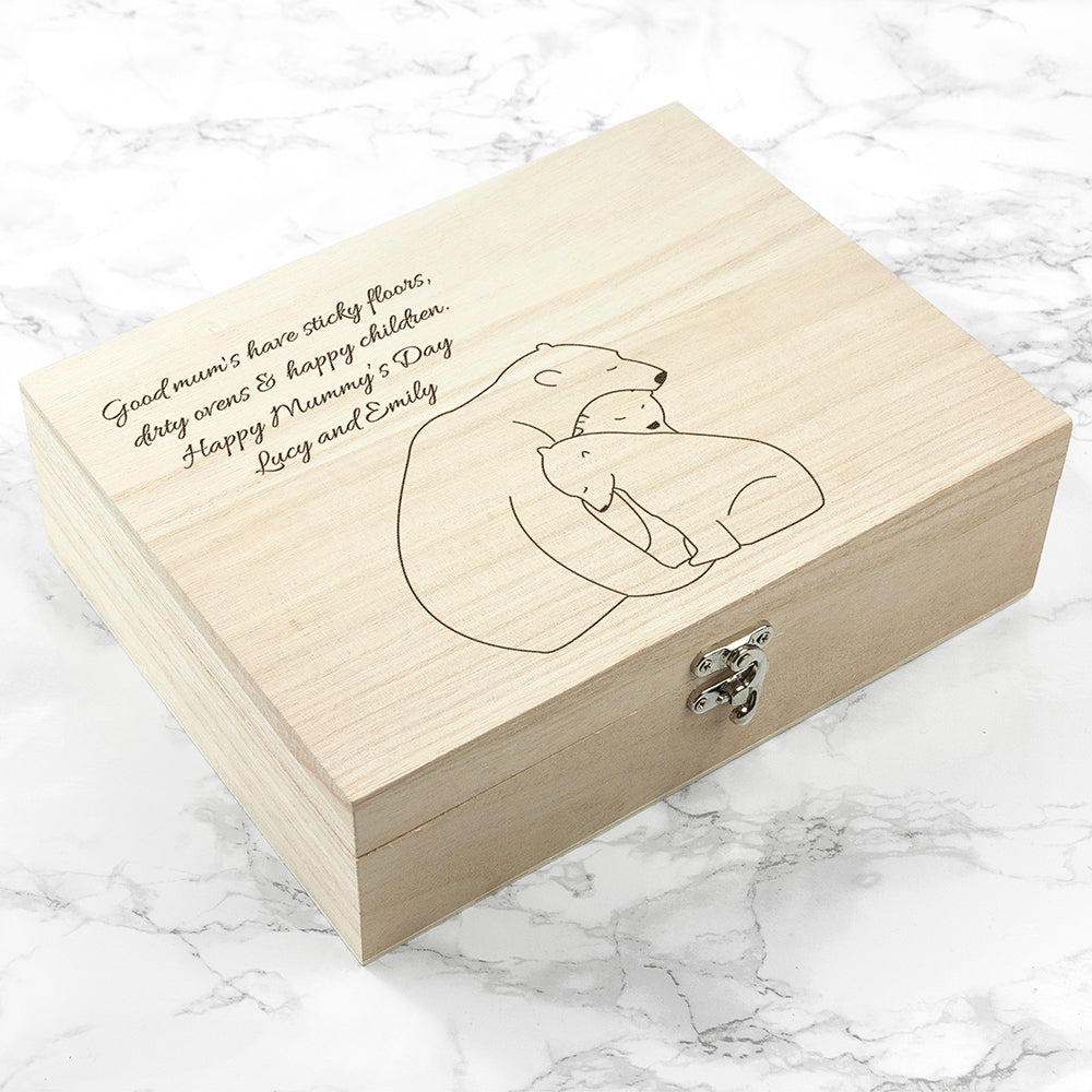 Personalised Mama Bear Tea Box