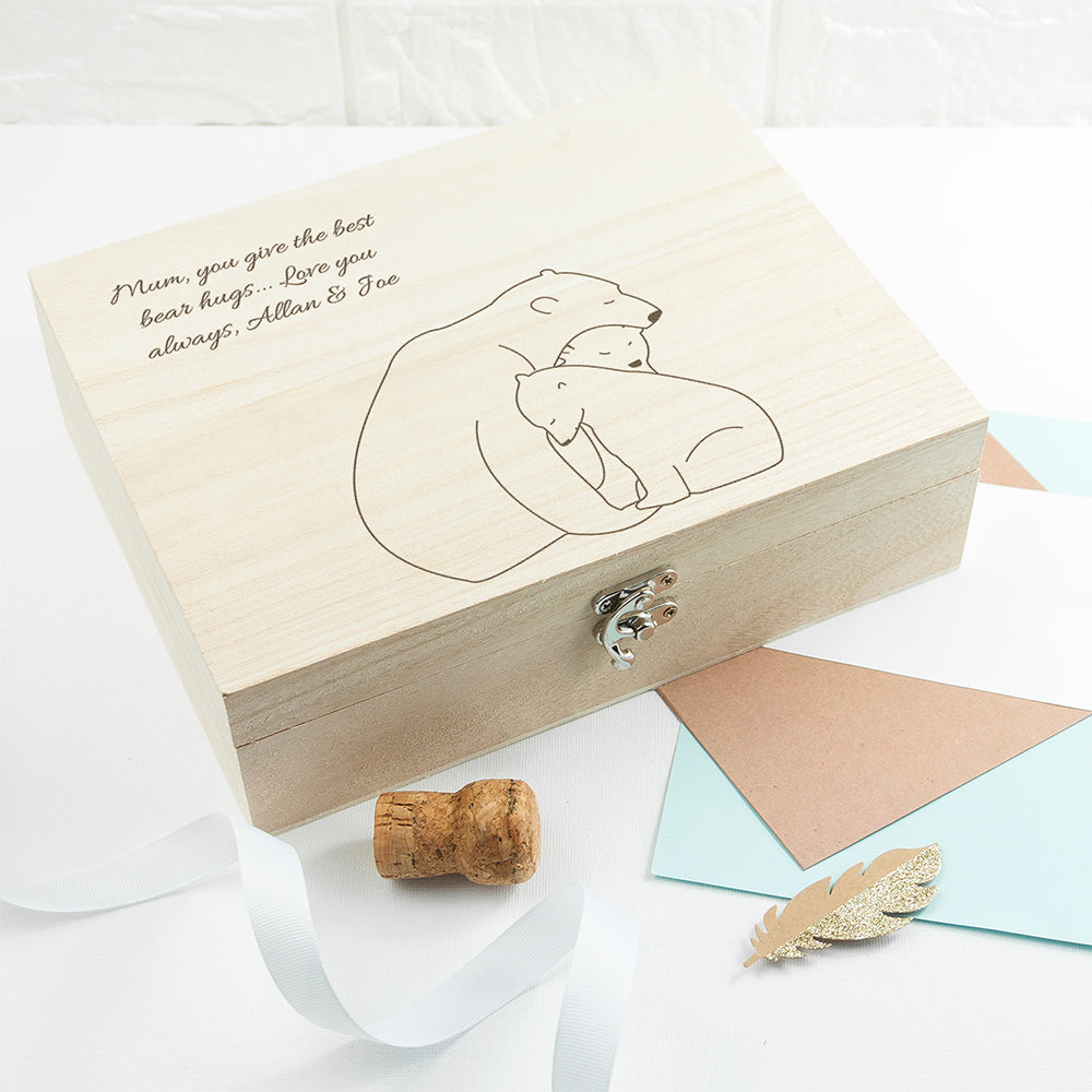 Personalised Mama Bear Tea Box
