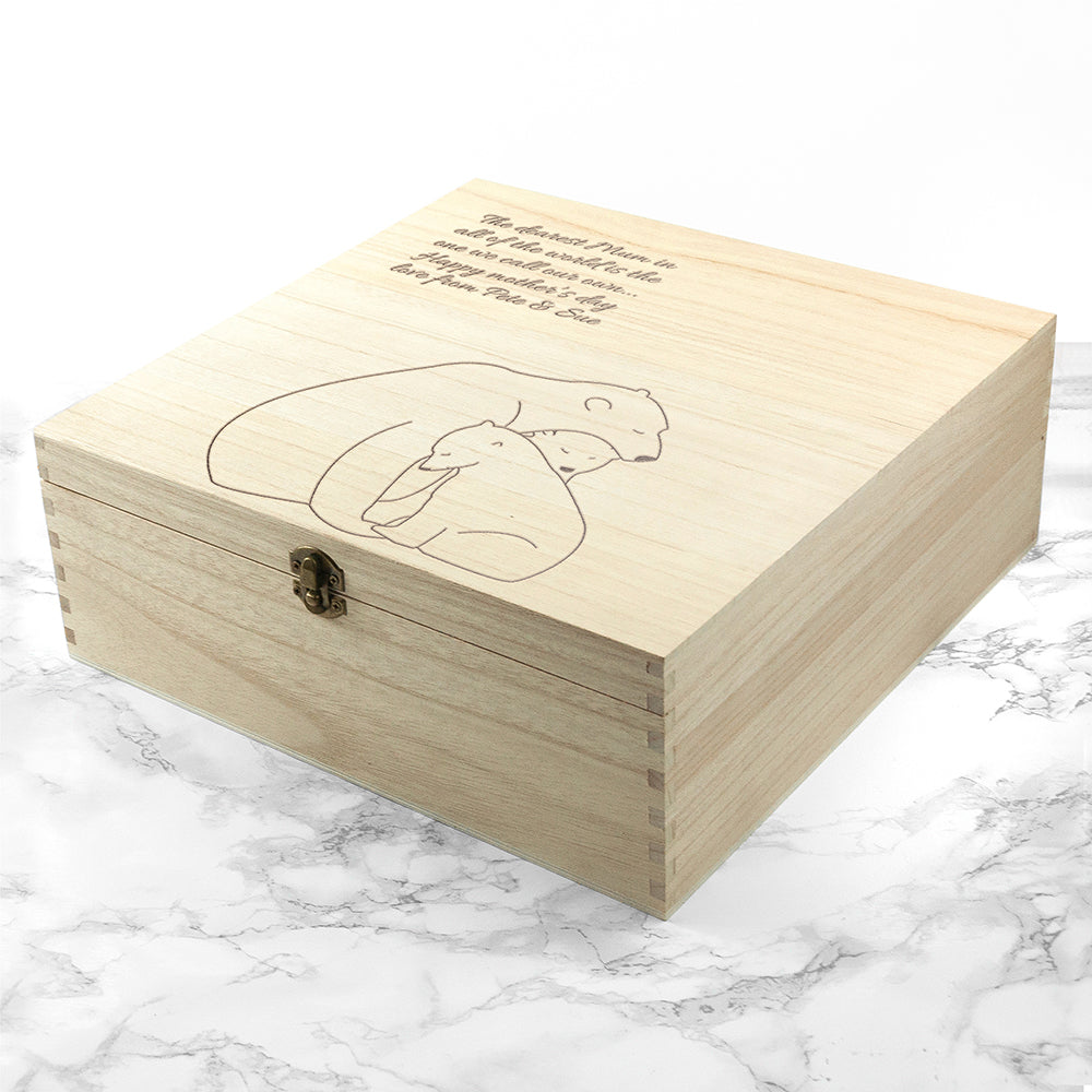 Personalised Mama Bear Keepsake Box