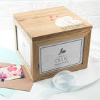 Personalised The Best Mama Bear Large Oak Photocube Box