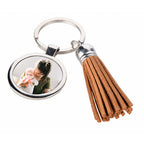 Personalised Photo Tassle Keyring
