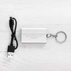 Emergency Personalised Miniature Powerbank Keyring