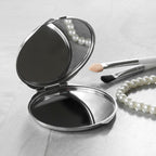 Personalised Boss Lady Round Compact Mirror