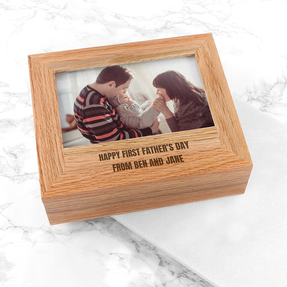 Personalised Father's Day Photo Box