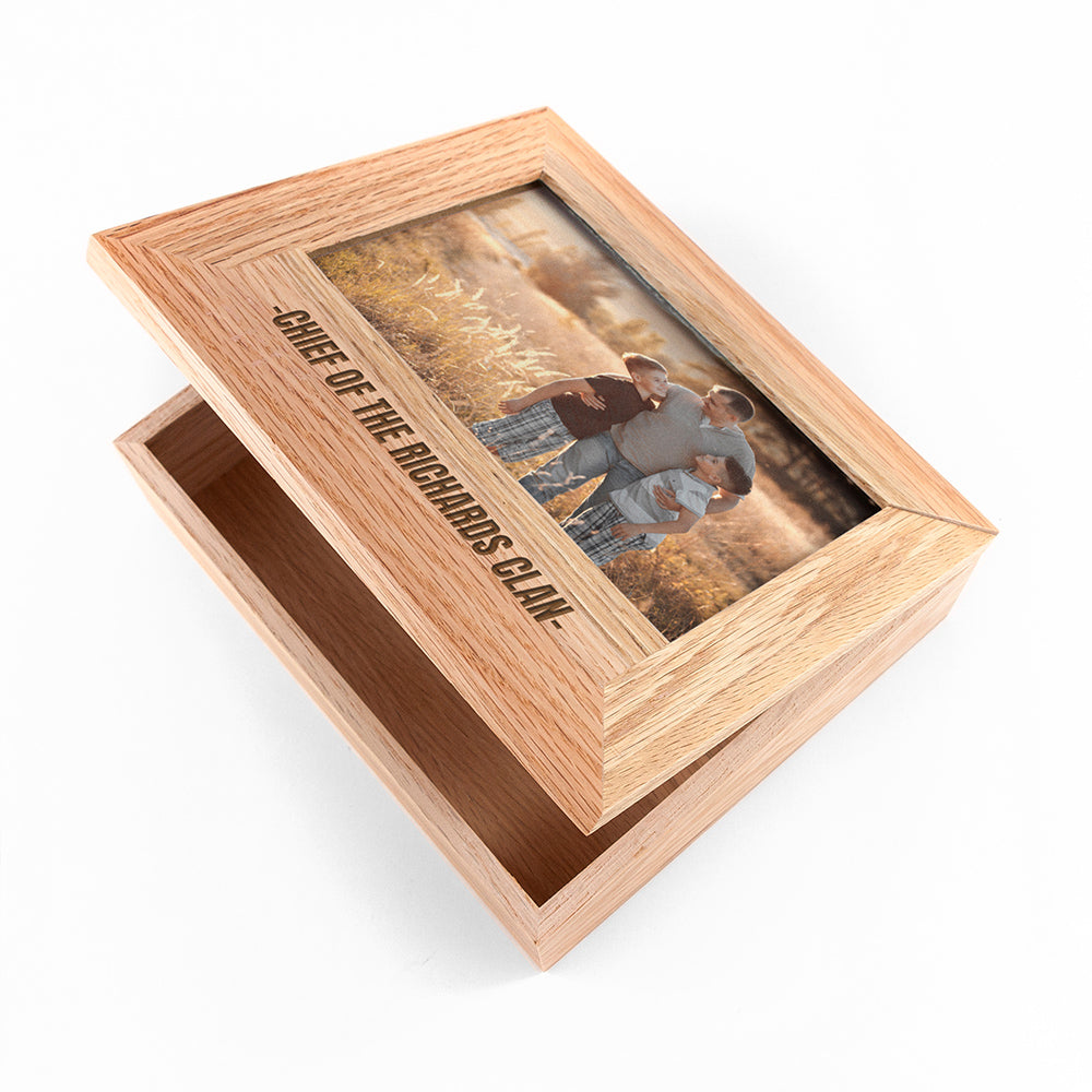 Personalised Father's Day Photo Box