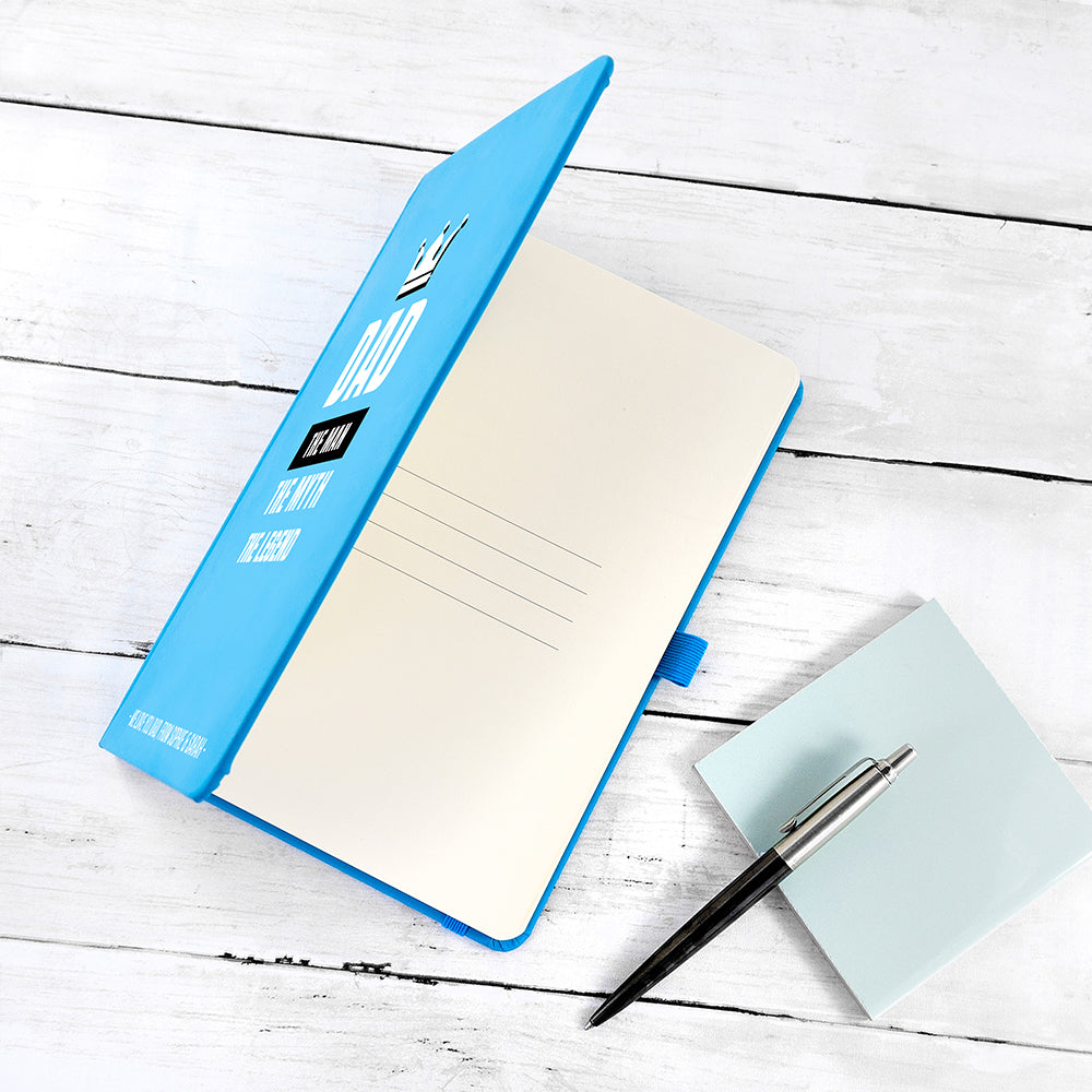 Personalised Dad The Legend A5 Notebook