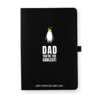 Personalised The Coolest Dad A5 Notebook
