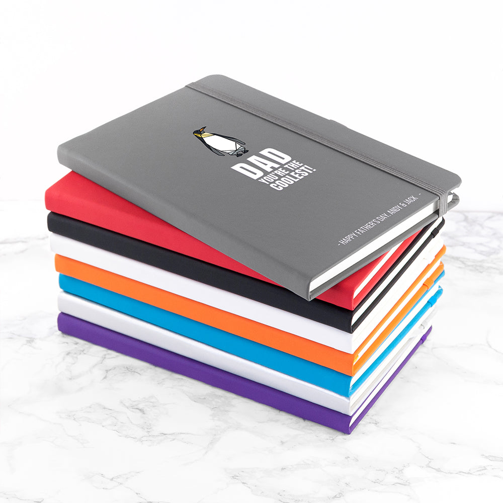 Personalised The Coolest Dad A5 Notebook
