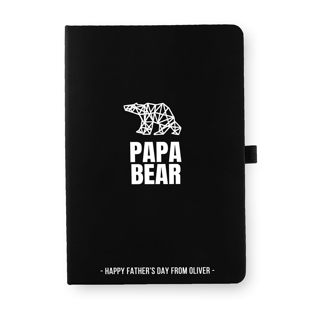 Personalised Bear A5 Notebook