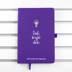 Personalised Dad's Bright Ideas A5 Notebook