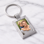 Personalised Rectangle Photo Keyring