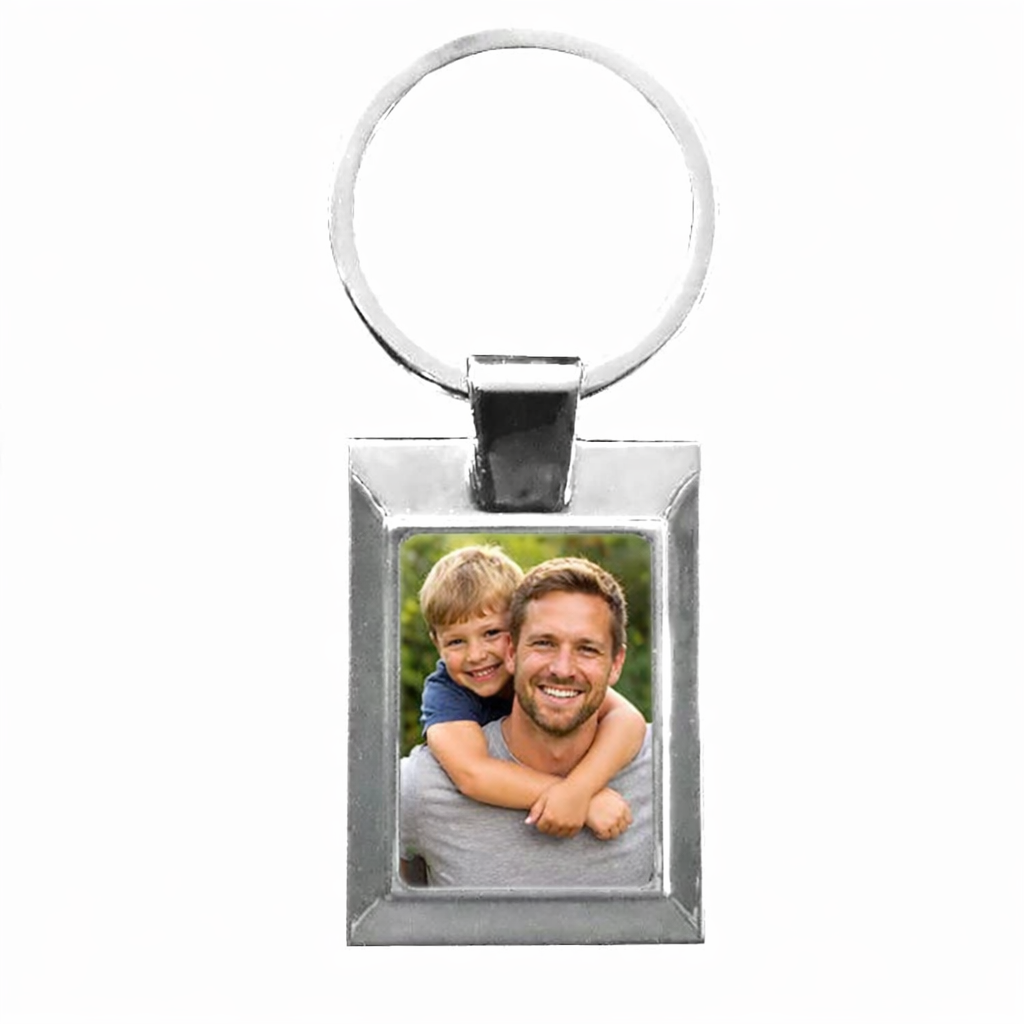 Personalised Rectangle Photo Keyring
