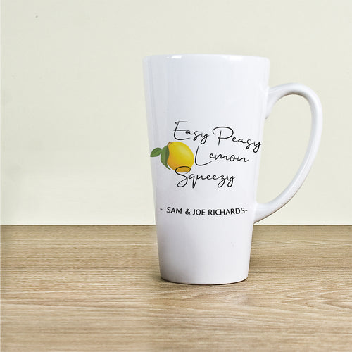 Easy Peasy Lemon Squeezy Latte Mug