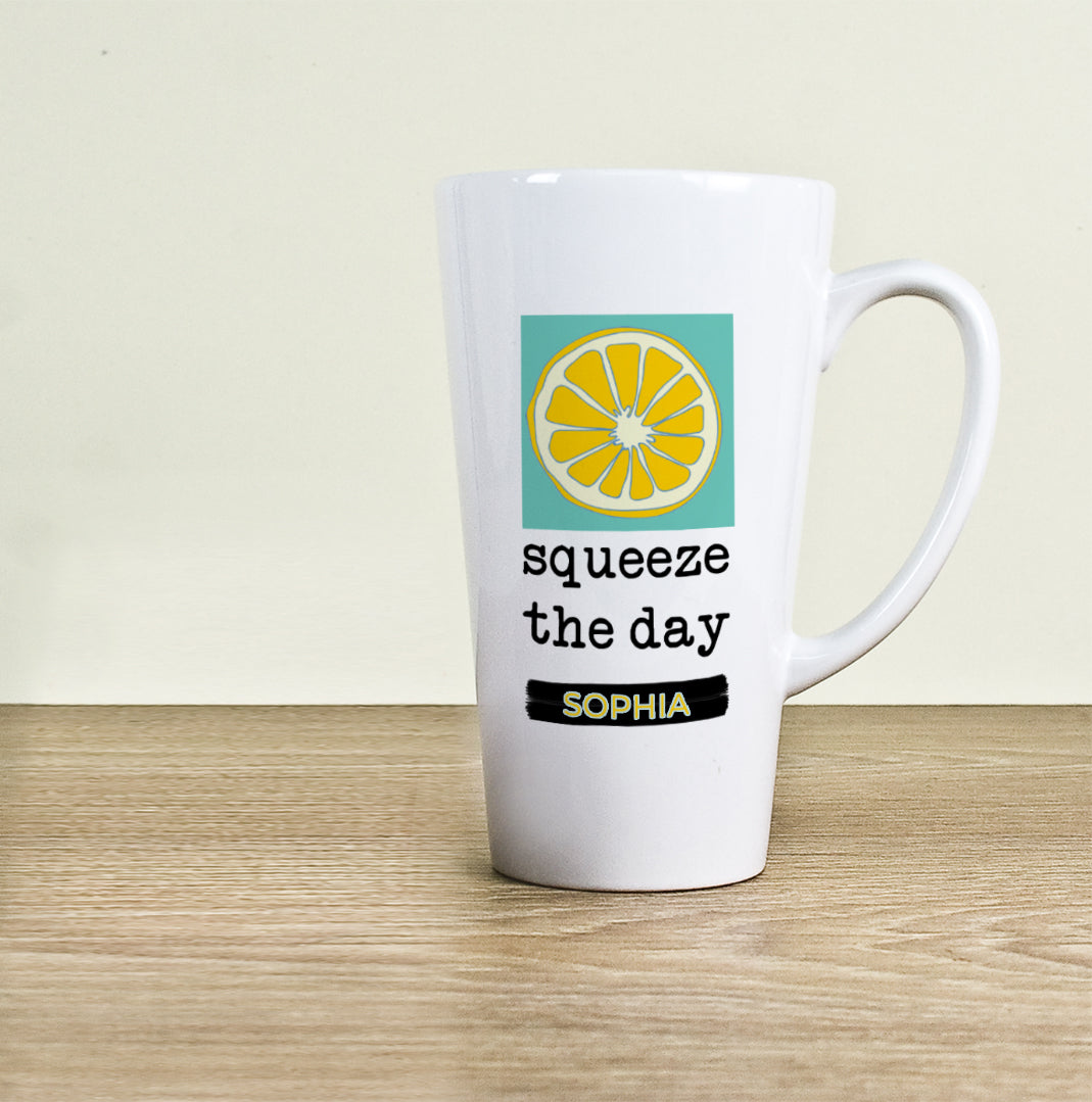 Squeeze The Day Latte Mug