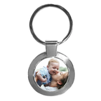 Personalised Round Photo Keyring