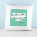 Kind People (Green) Cushion Cover