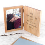 Engraved Book Photo Frame