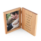 Engraved Book Photo Frame