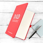 No Matter What Dad A5 Notebook