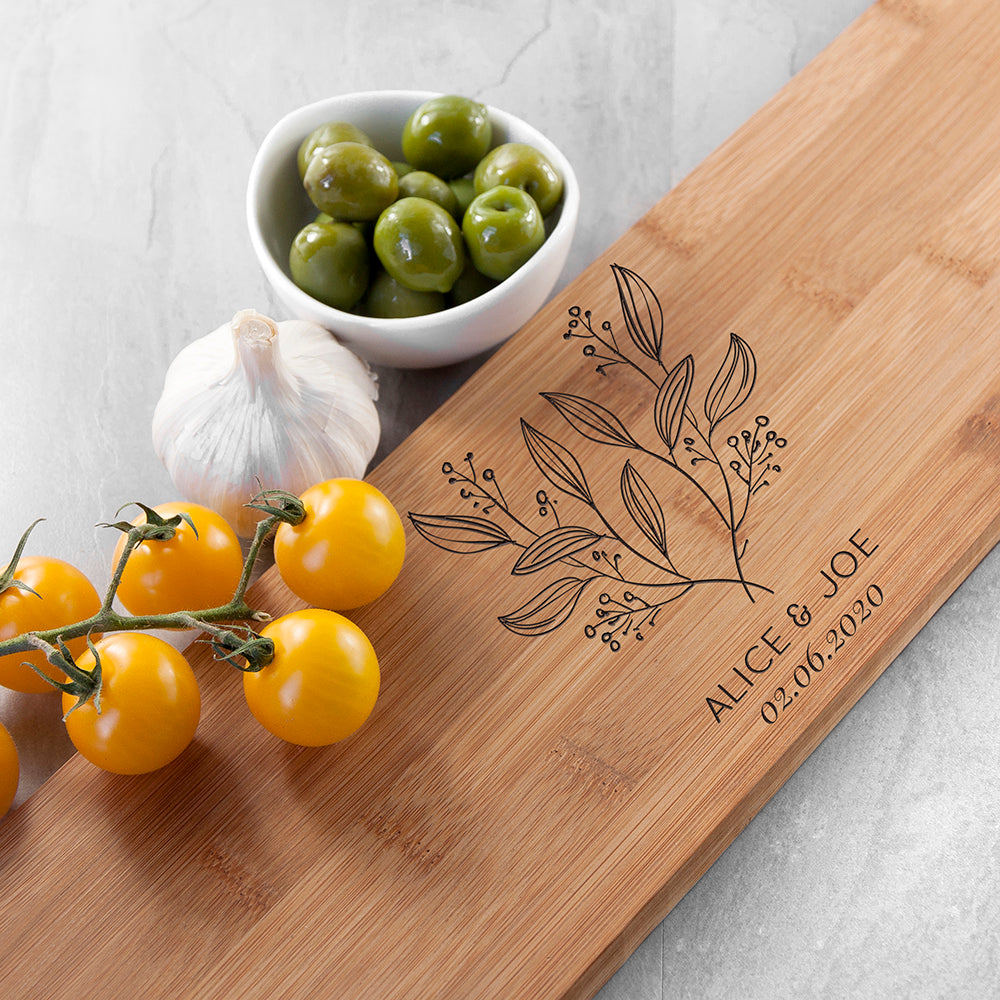 Personalised Happy Couple Serving Board