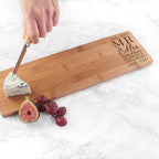 Personalised Mr and Mrs Serving Board