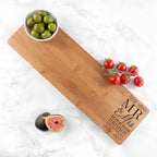Personalised Mr and Mrs Serving Board