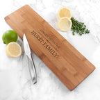 Personalised Family Dinner Serving Board