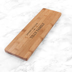 Personalised Family Dinner Serving Board
