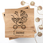 Personalised Baby Girl Photo Memory Box