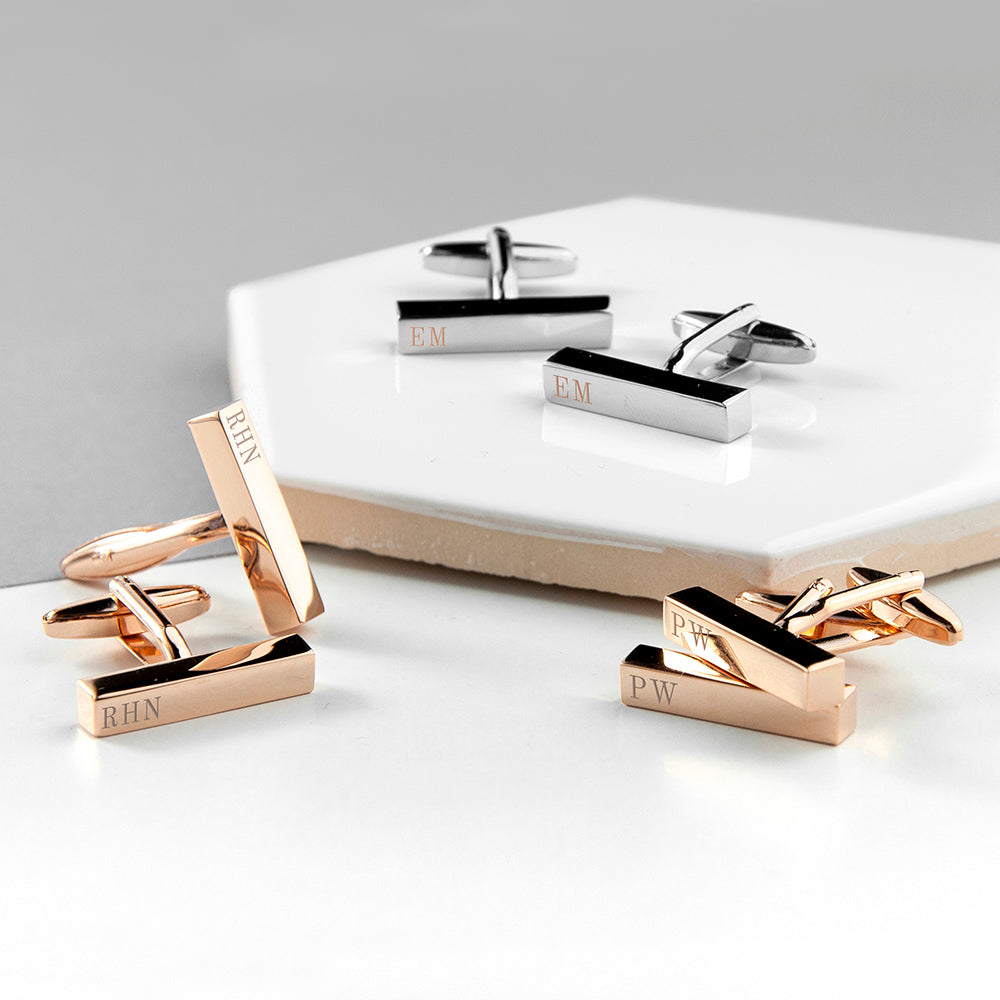 Personalised Monogram Cufflink Set