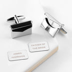 Personalised Secret Message Envelope Cufflinks
