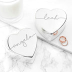 Personalised Heart Jewellery Box