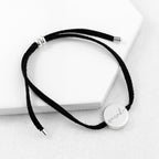 Personalised Always with You Name Black Bracelet