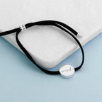 Personalised Always with You Name Black Bracelet