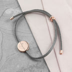 Personalised Always with You Name Grey Bracelet